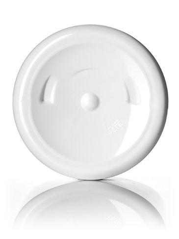 12 oz white PET plastic squat boston round bottle with 24-410 neck finish