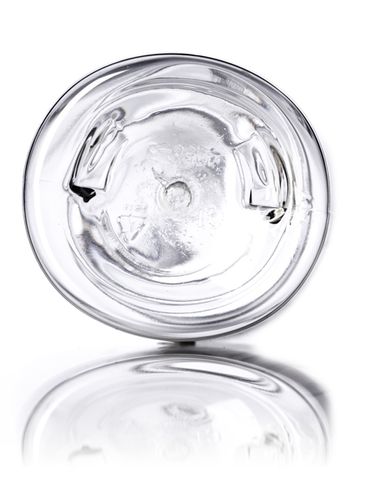 8 oz clear PET plastic tapered naples oval bottle with 24-410 neck finish