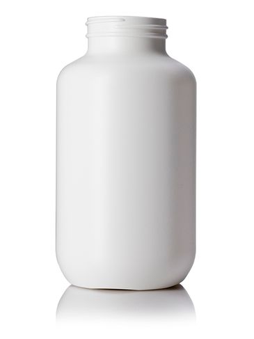 750 cc white HDPE plastic pill packer bottle with 53-400 neck finish