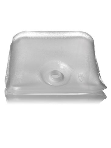 5 gallon clear LDPE plastic collapsible water container with 38-400 neck finish