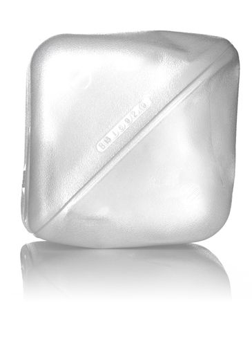 2.5 gallon clear LDPE plastic collapsible water container with 38-400 neck finish
