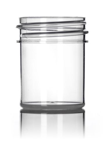 1/2 oz natural-colored PP plastic single wall jar with 33-400 neck finish