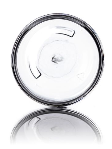 8 oz clear PET plastic single wall jar with 70-400 neck finish