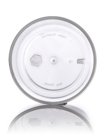 8 oz clarified PP plastic single wall jar with 70-400 neck finish