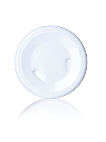 12 oz white PET plastic single wall jar with 89-400 neck finish