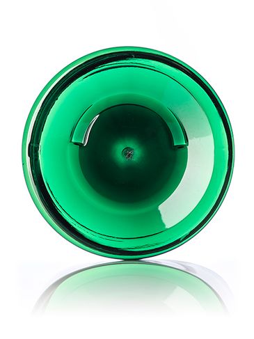 19 oz green PET plastic single wall jar with 89-400 neck finish