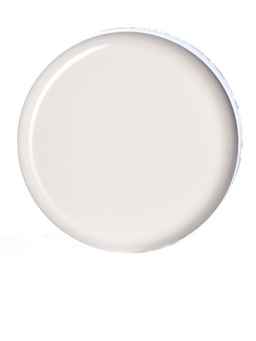 White PP plastic 33-400 unlined dome lid