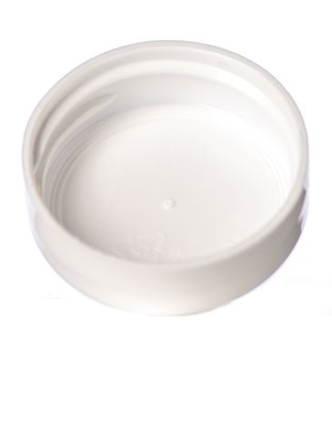 White PP plastic 33-400 unlined dome lid