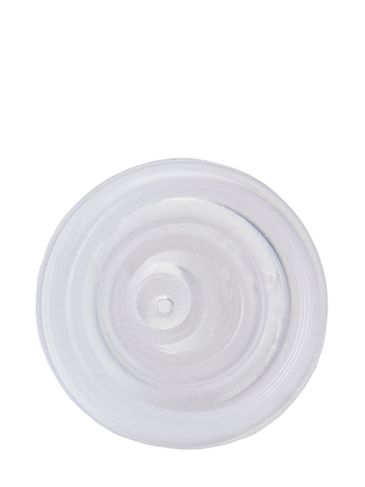 Natural-colored LDPE 20 mm uncontrolled snap fit dropper tip