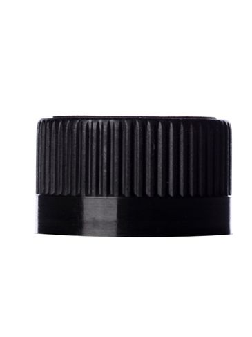 Black PP plastic 20-400 child-resistant unlined lid