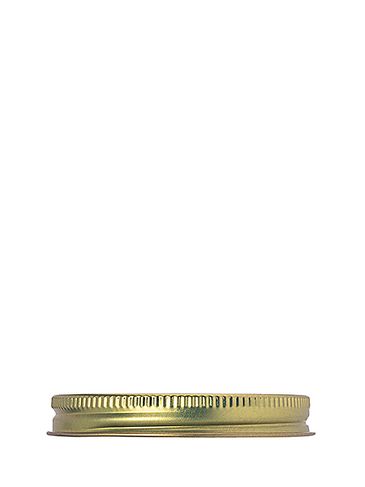 Gold metal 70-400 lid with standard plastisol liner