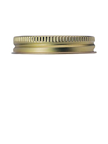 Gold metal 48-400 lid with standard plastisol liner