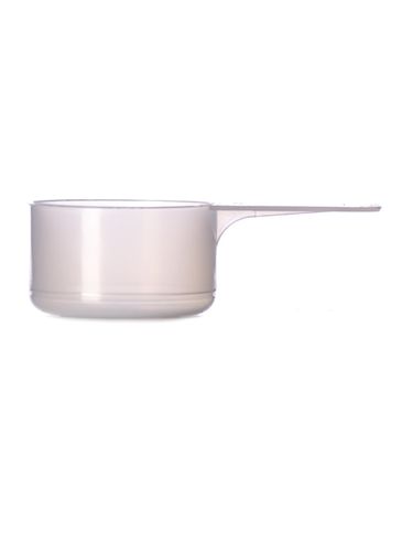 39 cc natural-colored plastic scoop