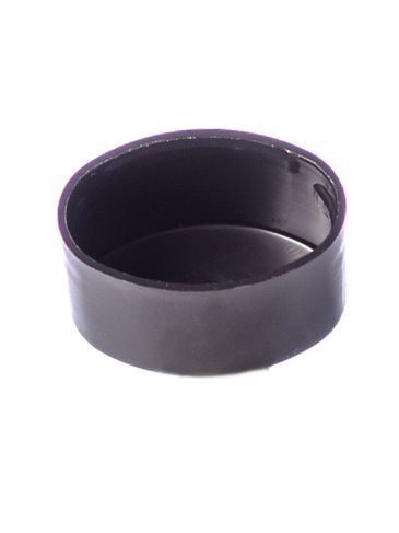Black PP plastic lip balm cap for M213