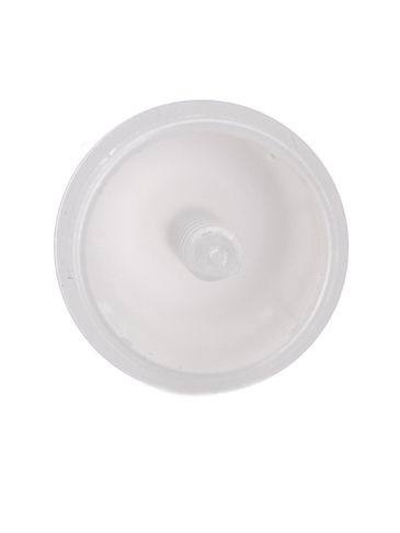 3/16 oz natural-colored PP plastic round lip balm tube with dial (lid not included)
