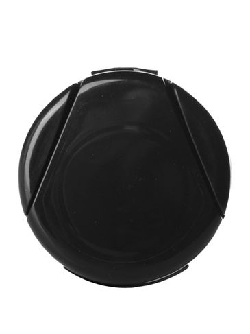 Black PP plastic 33-400 flip top lid