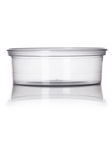 8 oz natural-colored PP plastic round tub