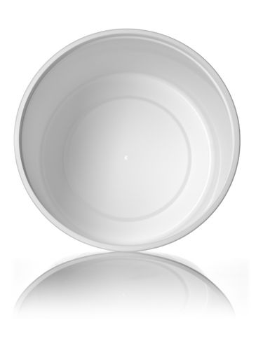 64 oz white PP plastic round tub