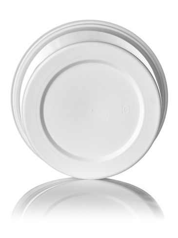 14.7 oz white PP plastic round tub