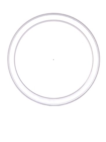 Natural-colored LDPE plastic 3.5625 inch recessed tub lid