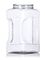 1 gallon clear PET plastic square grip container with 110-400 neck finish