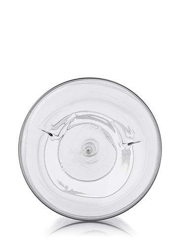 32 oz clear PET plastic cosmo round bottle with 28-410 neck finish
