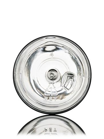 4 oz clear PET plastic cosmo round bottle with 24-410 neck finish