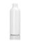 4 oz white HDPE plastic cosmo round bottle with 24-410 neck finish