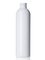 8 oz white HDPE plastic cosmo round bottle with 24-410 neck finish