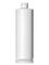 16 oz white HDPE plastic cylinder round bottle with 28-410 neck finish