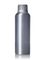 80 mL silver aluminum bullet round bottle with 24-410 neck finish