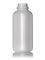 16 oz natural-colored HDPE plastic dairy bottle with 38-400 neck finish