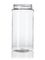 16 oz clear PET plastic spice bottle with 63-485 neck finish