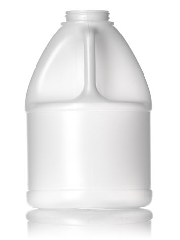 5 lb natural-colored HDPE plastic honey bottle with 48-400 neck finish