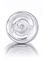 6 oz clear PET plastic imperial round bottle with 24-410 neck finish