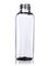 2 oz clear PET plastic cosmo oval bottle with 20-410 neck finish