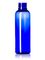 2 oz cobalt blue PET plastic cosmo round bottle with 20-410 neck finish