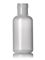 1/2 oz natural-colored HDPE plastic boston round bottle with 15-415 neck finish