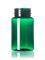 100 cc green PET plastic pill packer bottle with 38-400 neck finish