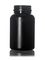 200 cc black HDPE plastic pill packer bottle with 45-400 neck finish