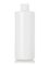 4 oz white HDPE plastic cylinder round bottle with 20-410 neck finish