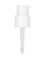 White PP plastic 20-400 smooth skirt fingertip treatment pump with 3.5 inch dip tube (.25 cc output)
