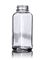4 oz clear glass french square bottle with 33-400 neck finish