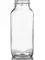 16 oz clear glass french square bottle with 48-400 neck finish