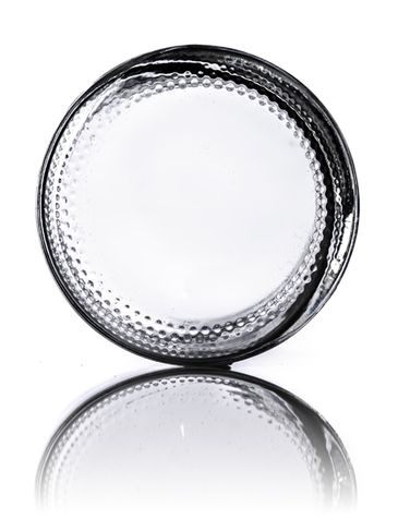 2 oz clear glass straight-sided round jar with 53-400 neck finish
