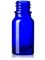 10 mL cobalt blue glass boston round euro dropper bottle with 18-DIN neck finish