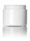 6 oz white HDPE plastic single wall jar with 70-400 neck finish