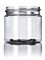 2 oz clear PET plastic single wall jar with 48-400 neck finish