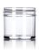 2 oz clear PS plastic single wall jar with 53-400 neck finish