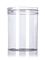 8 oz clear PS plastic single wall jar with 70-400 neck finish